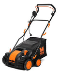 WEN 2 in 1 16 15 Amp Corded Electric Self Propelled Walk - Behind Dethatcher and Scarifier