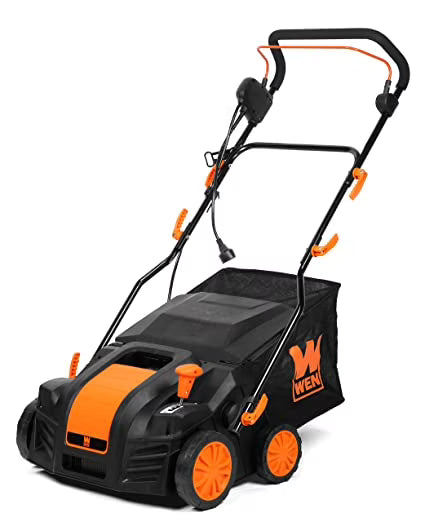 WEN 2 in 1 16 15 Amp Corded Electric Self Propelled Walk - Behind Dethatcher and Scarifier