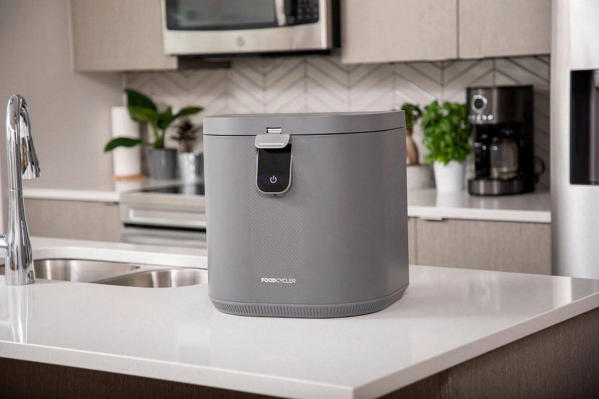 Foodcycler Eco 5 Odorless Indoor Compost Electric Food Waste Disposer 5 L, Gray