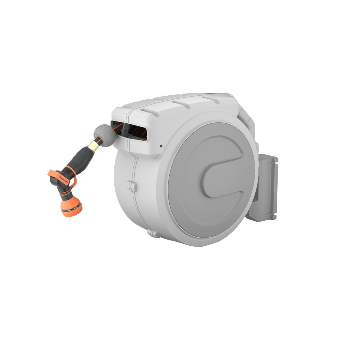 Retractable Plastic 90-ft Wall-Mount Hose Reel