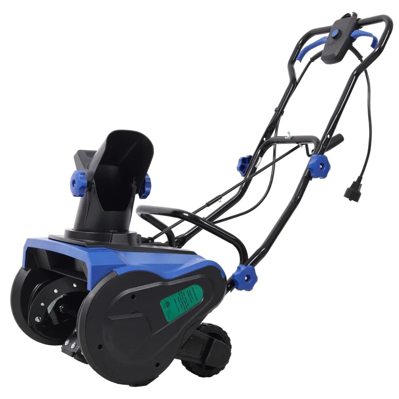 20 in Corded Electric Snow Thrower with LED, 120V/60HZ, 15 Amp Motor, 30FT Throwing Distance