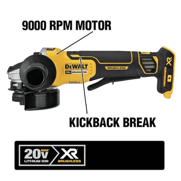 20V MAX XR Cordless Grinder 2 Tool Combo Kit with 4.5 in. Grinder. 1-1/2 in. Die Grinder. and (1) 5.0Ah Battery