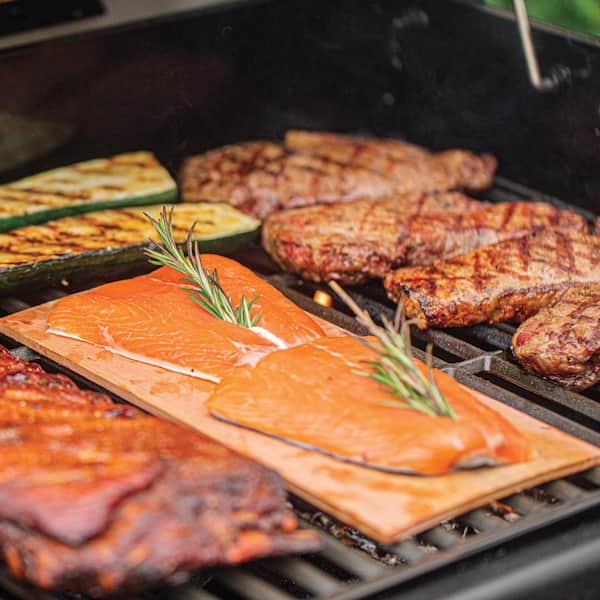 Flavor Pro 4-Burner Propane. Wood Gas Grill with Multi-Fuel Flavor Drawer in Silver