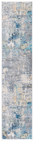 Safavieh Jasper Collection Rug - Grey / Blue - 2x9 Feet
