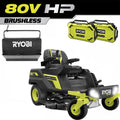 80V HP Brushless 30 in. Battery Electric Cordless Zero Turn Mower with Bagger, (2) 80V 10 Ah Batteries, Charger