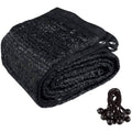 10 ft. x 20 ft. 60% Greenhouse Shade Cloth Cover with Grommets, Black