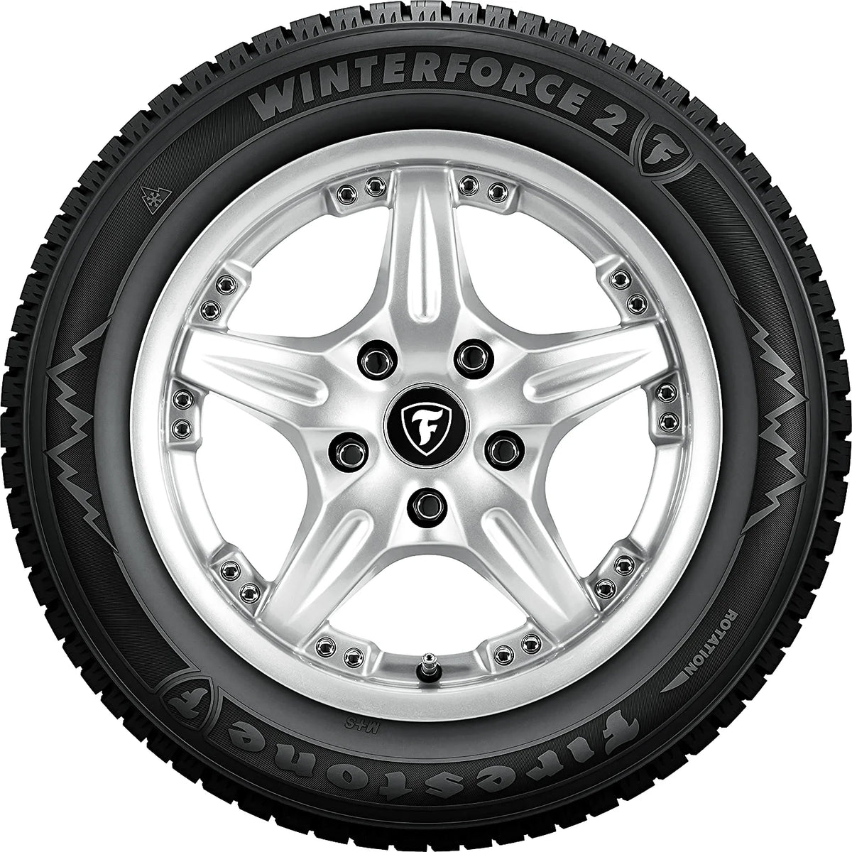 Set of 4 Firestone Winterforce 2 205/65R16 95S Winter Tires