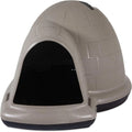 Petmate Indigo Dog House (Igloo Dog House. Made in USA with 90% Recycled Materials. All-Weather Protection Pet Shelter) for XL Dogs -90 to 125 pounds. Made in USA