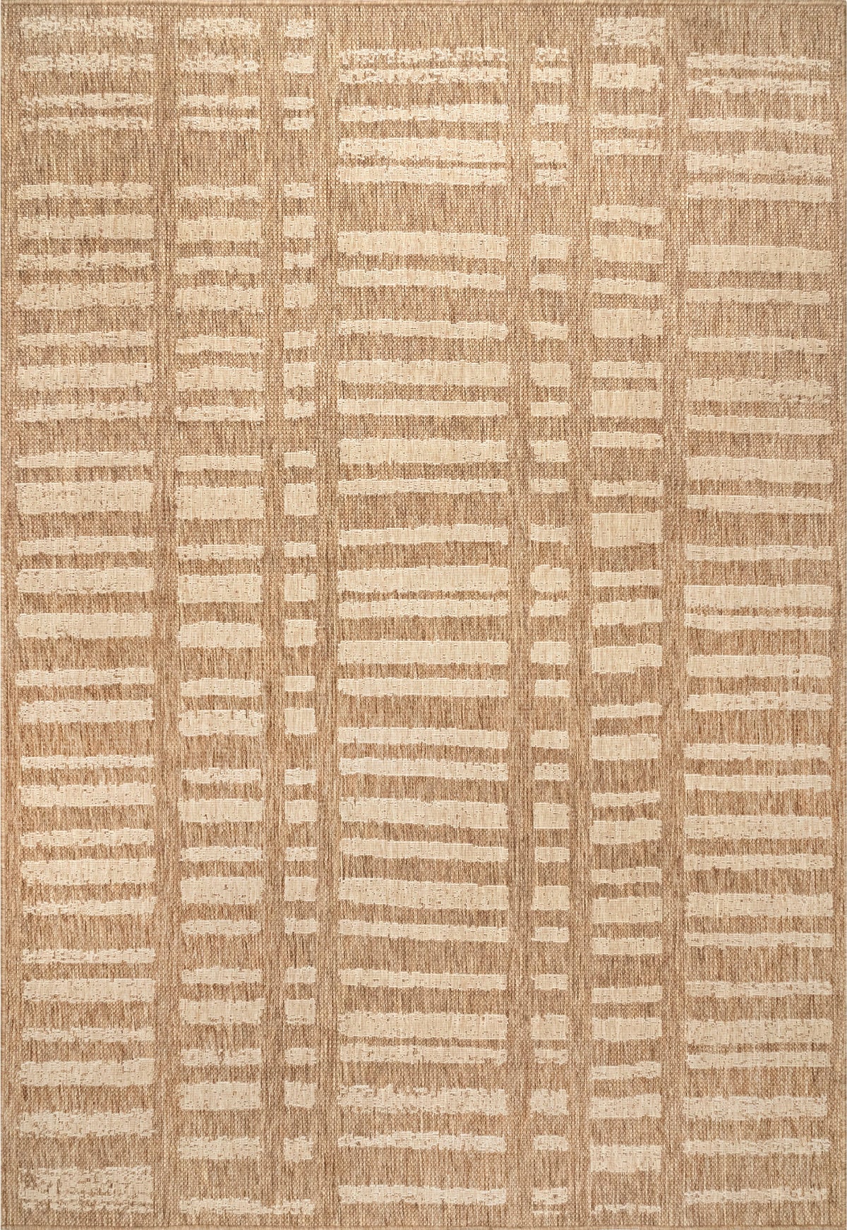 nuLOOM Marin Contemporary Beige 5 ft. x 8 ft. Indoor/Outdoor Area Rug