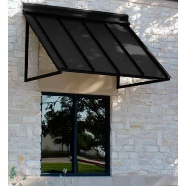 Awntech H22-4K, Metal Standing Seam Awning 4' 8"W x 2'D x 2'H