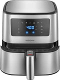 Insignia - 5 Qt. Digital Air Fryer - Stainless Steel