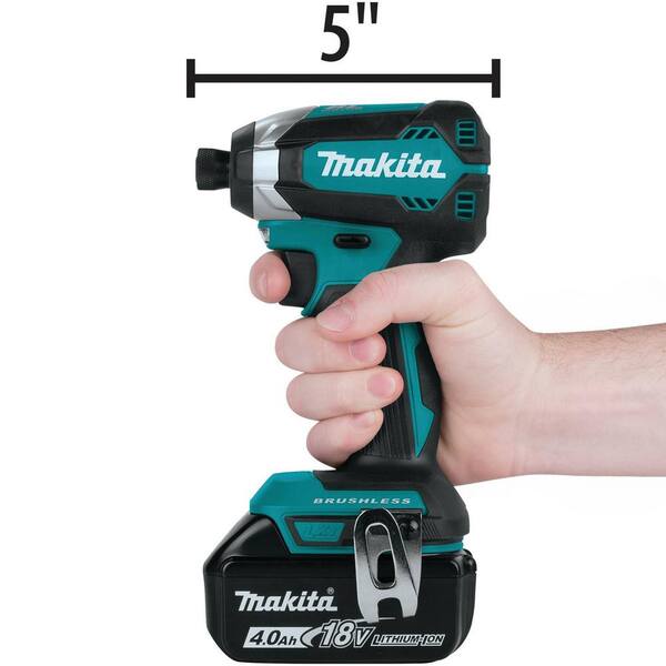 18V LXT Lithium-Ion Brushless Cordless Hammer Drill and Impact Driver Combo Kit (2-Tool) w/ (2) 4Ah Batteries. Bag