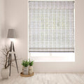 Arlo Blinds Cordless Whitewash Bamboo Roman Shade - Size 22 inchw x 60 inchh Size 22W x 60H