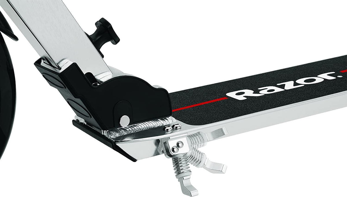 Razor A6 Kick Scooter - 10″ Wheels. Anodized Aluminum. Foldable. Lightweight. for Teen & Adult