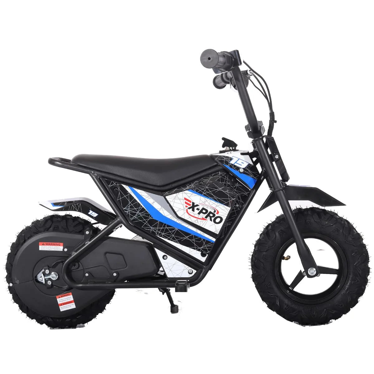 X - Pro XP250E 250W 24V Electric Dirt Bike with Chain Drive! 6.5" Wheels! Rear Disc Brakes!