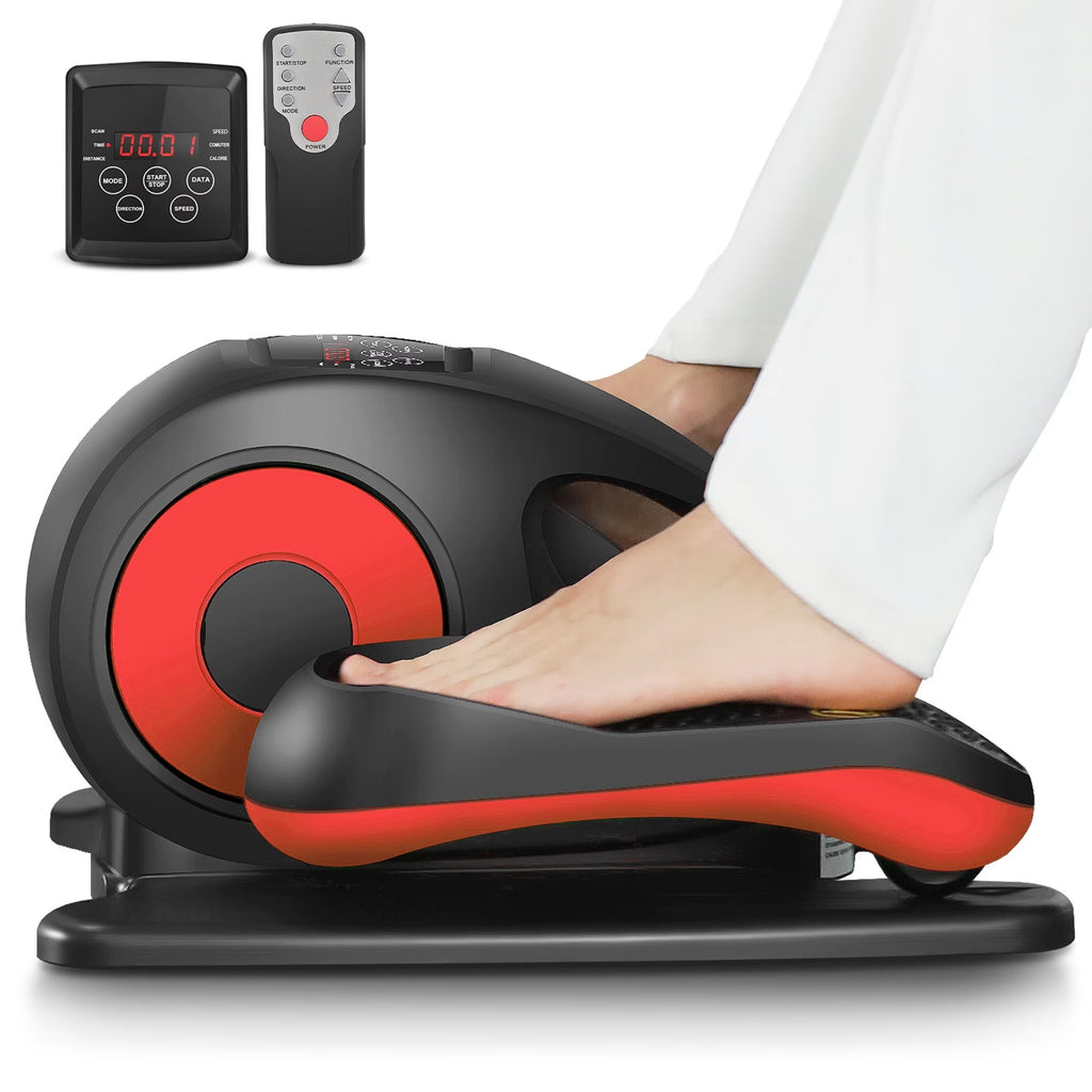 Elliptical Machine, Under Desk Elliptical with Remote Control, Quiet Home Ellipse Exerciser for Seniors