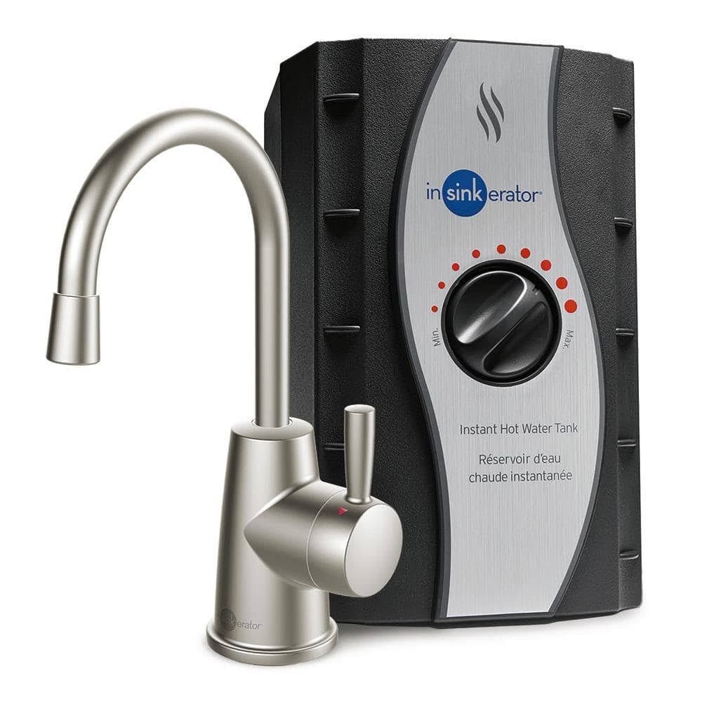 Insinkerator H250SN-SS HOT250 Instant Hot Water Dispenser System, Single-Handle 8.21 in. Faucet with 2/3-gallon Tank Finish: Satin Nickel