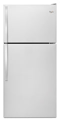 Whirlpool 30 in. 18 Cu. ft. Top Freezer Refrigerator, Monochromatic Stainless Steel