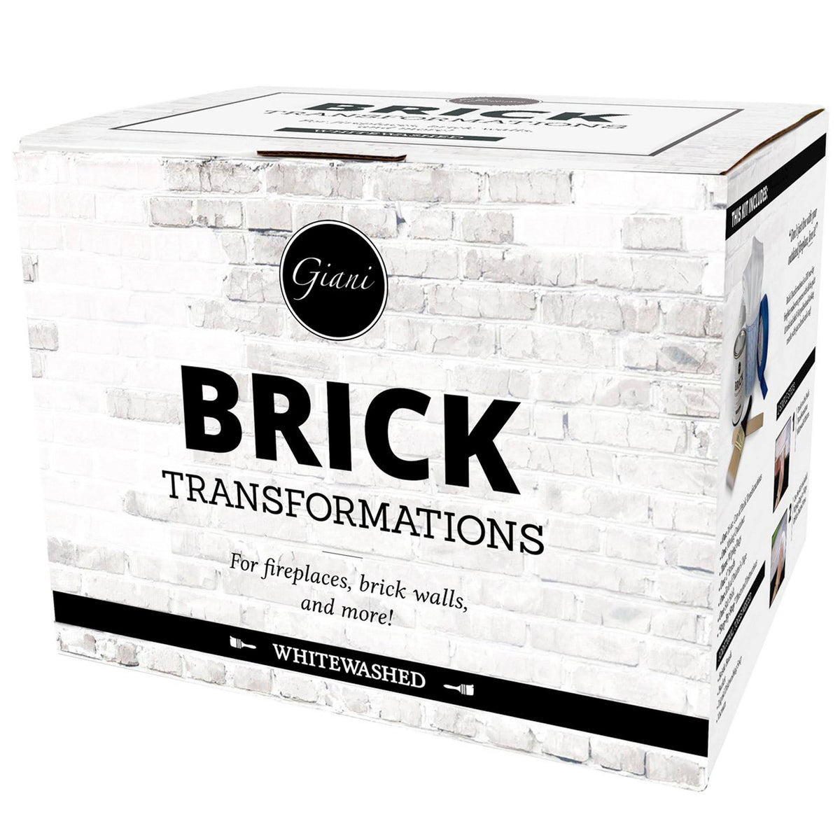 Giani Brick Transformations Paint Kit - Whitewashed