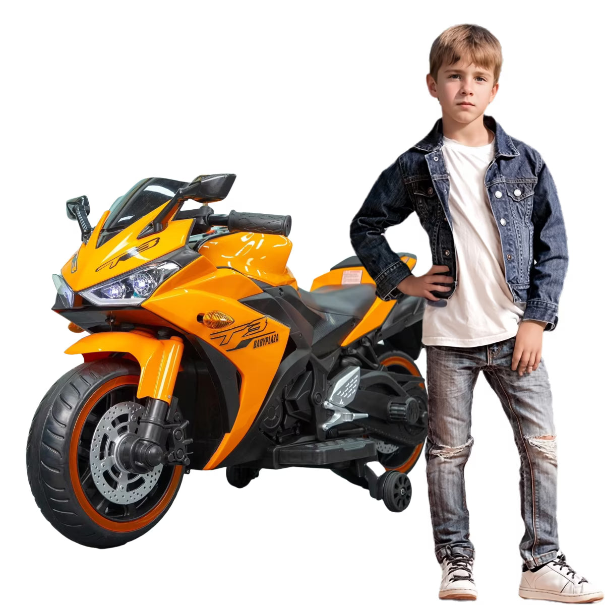 2 Seats Electric Dirt Bike Motorcycle for Kid 3 - 8, 12V Kids Motorcycle with Manual Throttle, Lighting Wheels, Music Function, Max Load 99 lb (Blue)