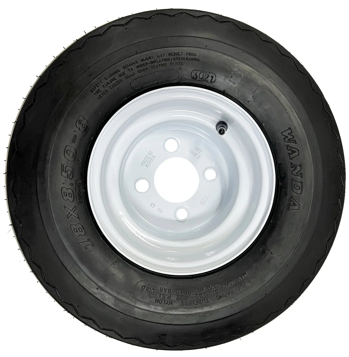 Golf Cart Wheels and Tires Combo 4 Pk18x8.50 - 8 OEM 8" Fits Club Car, Cushman, EZGO