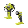 ONE+ 18V Cordless 2 - Tool Combo Kit with High Pressure Inflator with Digital Gauge and Cordless LED Light (Tools Only)