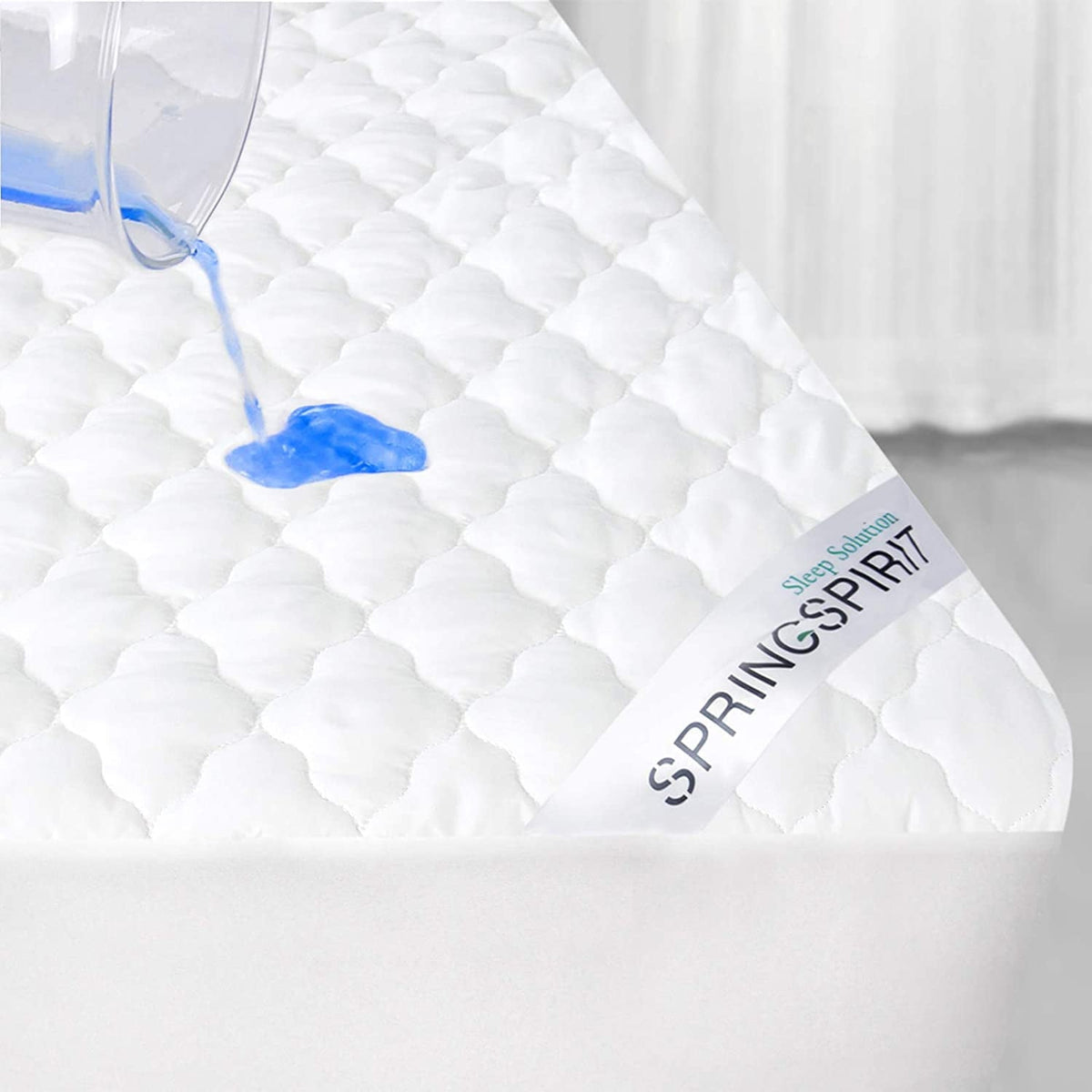 Fitted Microfiber Mattress Encasement. Full. Waterproof. Easy Care. Breathable