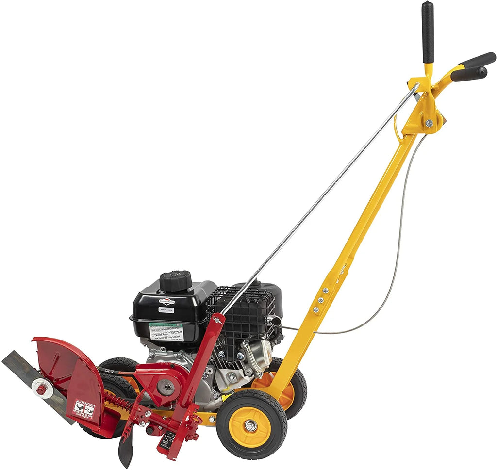 101-5.5GT-7Gas Powered Lawn Edger. 5.50 Gross Torque/3.5 HP B&S Engine 7 Wheels