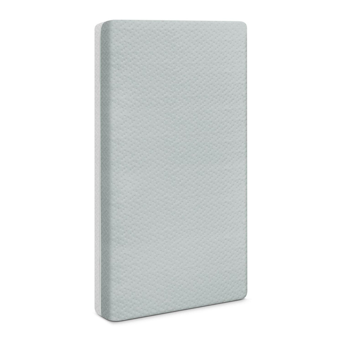 Delta Children Winter Breeze Mattress - Breathable Baby Crib and Toddler Mattress W Cloud Core. Machine Washable Cover. GREENGUARD Gold. Waterproof. Sustainably Sourced Fiber Core. Artic Blue/White