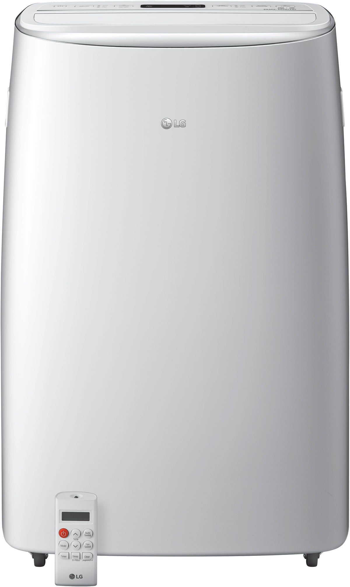 LG 10,000 BTU Dual Inverter Smart Wi-Fi Portable Air Conditioner - White