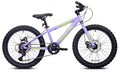 20" Ozark Trail Vibe Mountain Bicycle, 7 Speed, Fits Rider 3'11" - 4'4", Purple, Teen, Unisex