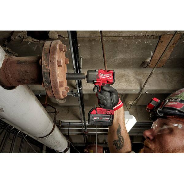 M18 FUEL 18V Lithium-Ion Brushless Cordless 1/2 in. and 3/8 in. Impact Wrench with Friction Ring (2-Tool)