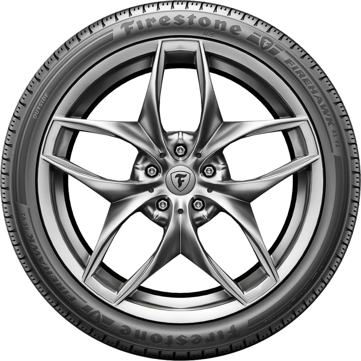 Set of 4 (FOUR) Firestone Firehawk AS V2 235/40R19 96V XL A/S Performance Tires