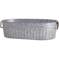 Better Homes & Gardens Galvanized Oval Tub, 20.27" L x 11.22" W