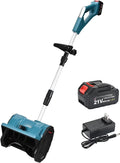 Cordless Snow Blower (21V) - 12in Width, 4in Depth, 4.0ah Battery with Capacity Display