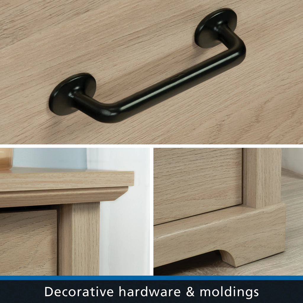 Mainstays Harrington 4 Drawer Dresser, Washed Oak Finish
