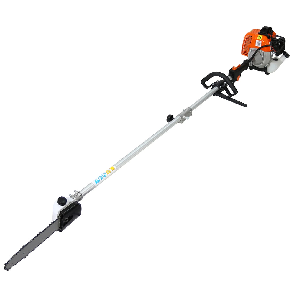 Legahome 4 in 1 String Trimmer, Gas Powered Weed Eater Multi - Functional Trimming Tool for Lawn Care, 33CC 2 - Cycle Grass Trimmer with Gas Pole Saw, Hedge Trimmer, Grass Trimmer, Brush Cutter, Orange