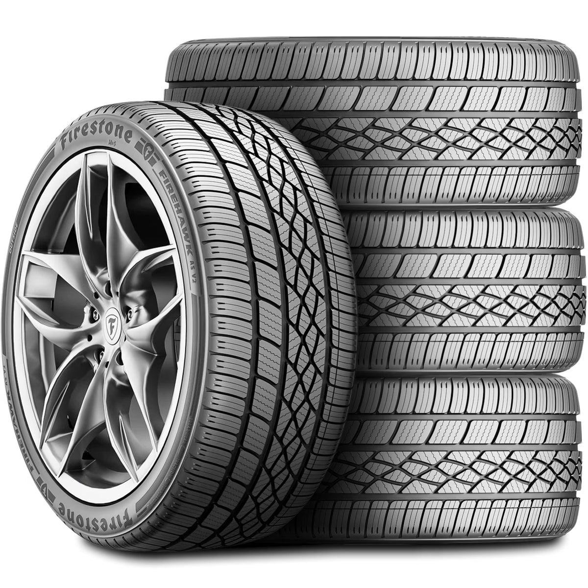 Set of 4 (FOUR) Firestone Firehawk AS V2 235/40R19 96V XL A/S Performance Tires