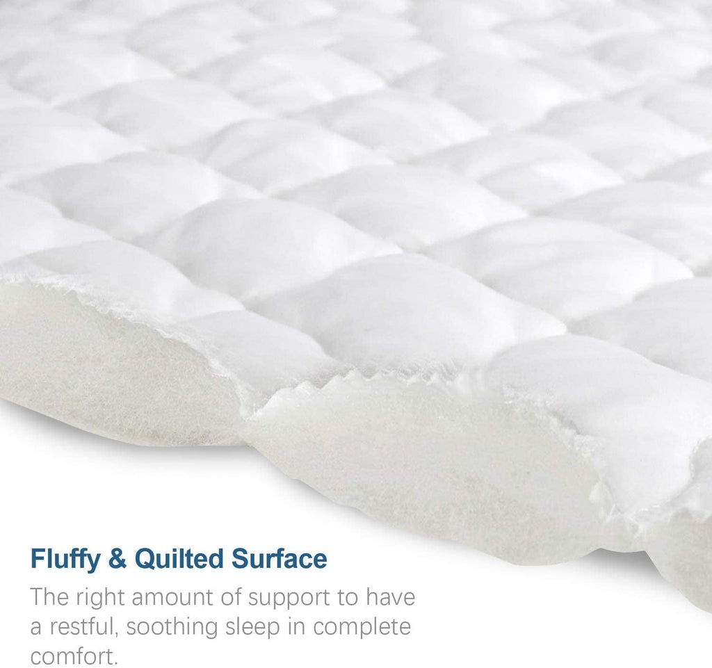 Fitted Microfiber Mattress Encasement. Full. Waterproof. Easy Care. Breathable