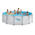 Summer Waves 14ft Elite Frame Pool with Filter Pump, Cover, and Ladder