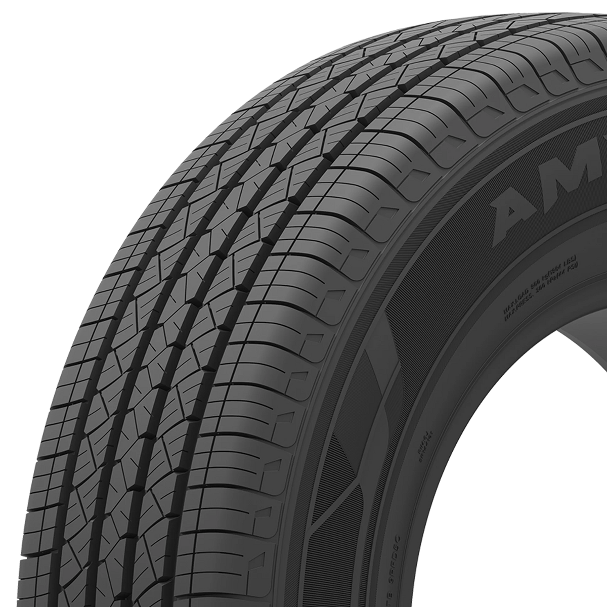 235/75R15 American Road Star H/T 109T XL Black Wall Tire