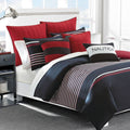 Nautica Mineola Twin Duvet Cover Set - Navy