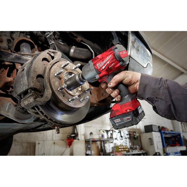 M18 FUEL 18V Lithium-Ion Brushless Cordless 1/2 in. and 3/8 in. Impact Wrench with Friction Ring (2-Tool)