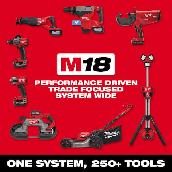 M18 FUEL 18V Lithium-Ion Brushless Cordless 1-1/2 in. Lineman Magnetic Drill High Demand Kit w/ Two 8.0Ah Batteries
