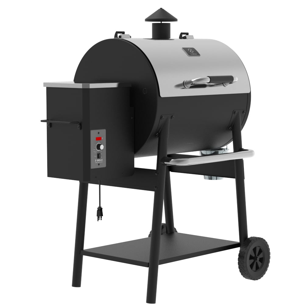 ZPG-550A2E 590 sq. in. Wood Pellet Grill and Smoker 8-in-1 BBQ Stainless Steel