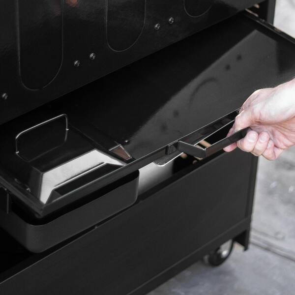 Flavor Pro 4-Burner Propane. Wood Gas Grill with Multi-Fuel Flavor Drawer in Silver