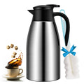 GearRoot 68oz Coffee Carafe Airpot Insulated Coffee Thermos Urn Stainless Steel Vacuum Thermal Pot Flask for Coffee, Hot Water, Tea, Hot