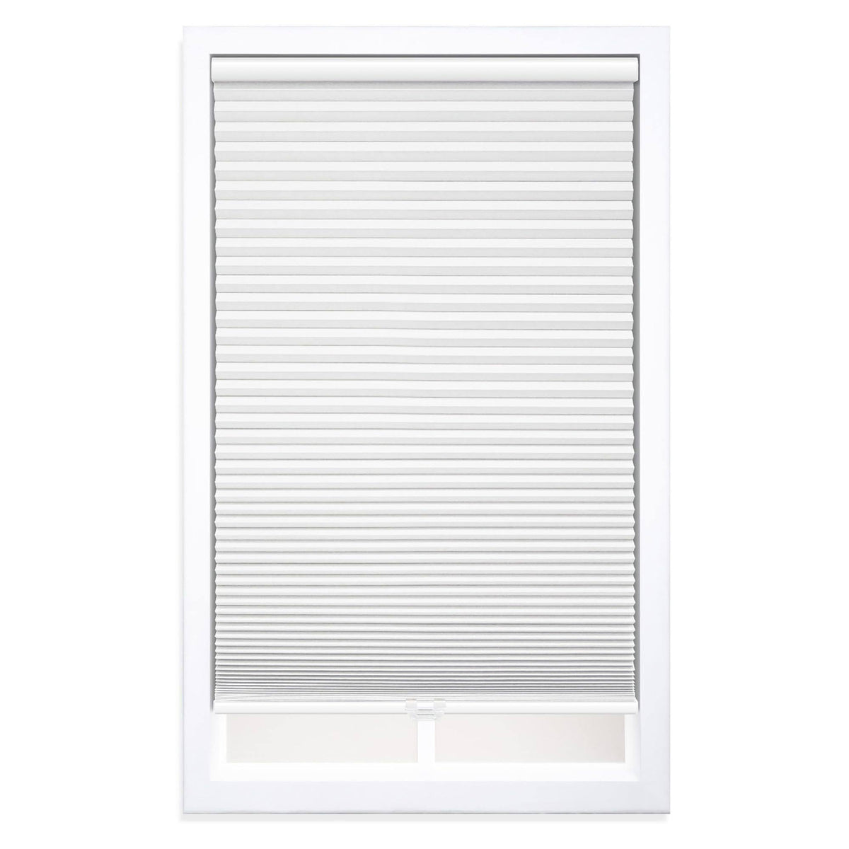 White Cordless Blackout Cellular Shade - 27 in. W x 64 in. L