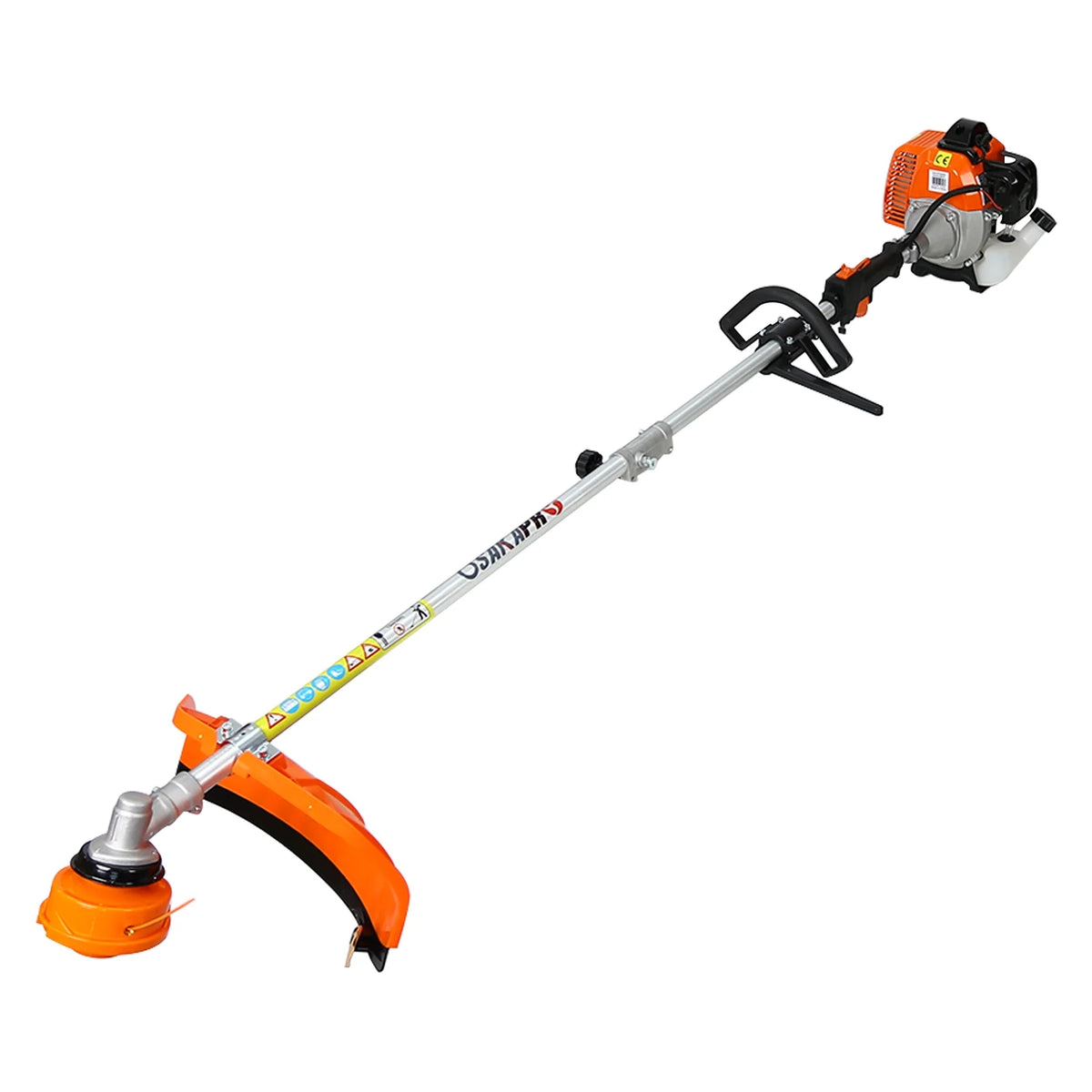 Legahome 4 in 1 String Trimmer, Gas Powered Weed Eater Multi - Functional Trimming Tool for Lawn Care, 33CC 2 - Cycle Grass Trimmer with Gas Pole Saw, Hedge Trimmer, Grass Trimmer, Brush Cutter, Orange