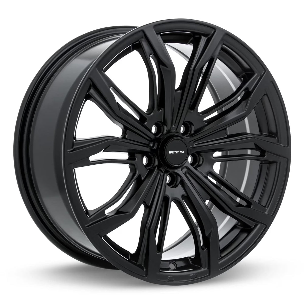 19x8.5 RTX Black Widow Satin Black Wheel 5x4.5 (38mm)
